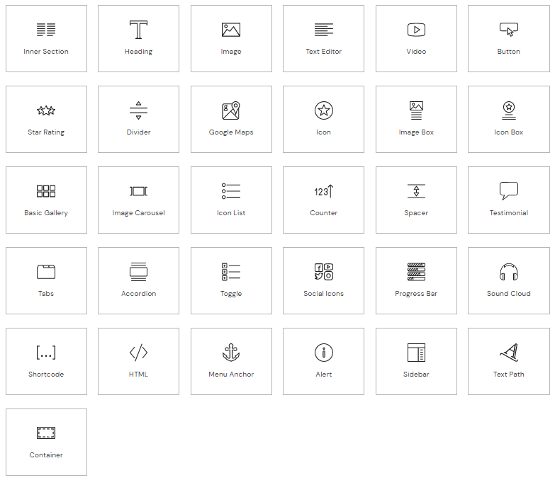 Elementor Free Widgets