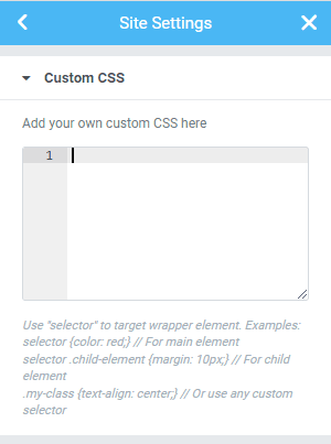 Elementor Global Css