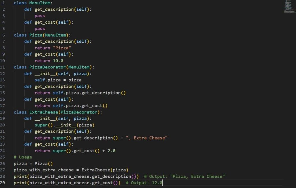 Decorator example