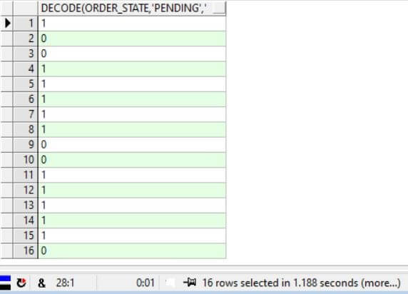 oracle Decode Time